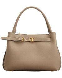 Tod's - T-Plaque Belt Detail Tote Bag - Lyst