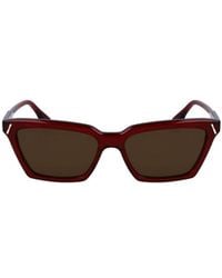 Victoria Beckham - Eyewear Cat Eye Frame Full Rim Sunglasses - Lyst
