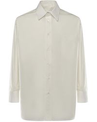 MM6 by Maison Margiela - Button-Up Long-Sleeved Shirt - Lyst