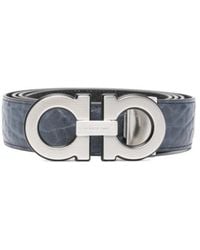 Ferragamo - Reversible And Adjustable Gancini Belt - Lyst