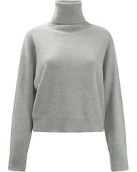 Brunello Cucinelli - Roll-Neck Ribbed-Knit Jumper - Lyst