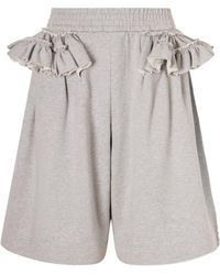 Dries Van Noten - Ruffled Shorts - Lyst