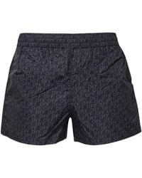 Off-White c/o Virgil Abloh - Allover Logo Printed Swim Shorts - Lyst