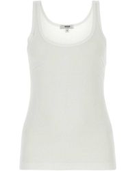 Agolde - Sleeveless Straight Hem Tank Top - Lyst
