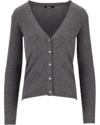 Lela Rose - Long-Sleeve Knitted Cardigan - Lyst