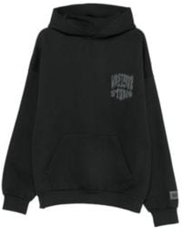 WRSTBHVR - Logo-Print Pouch-Pocket Hoodie - Lyst