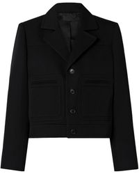 Nili Lotan - Georgy Wool-Gabardine Jacket - Lyst