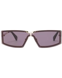 Max Mara - Rectangular Sunglasses - Lyst