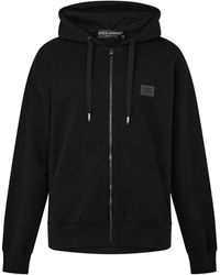 Dolce & Gabbana - Pure Hooded Zip-Up Jacket - Lyst