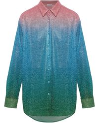 Oséree - Long-Sleeve Sequin Shirt - Lyst