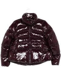 Pinko - Long-Sleeved Zip-Up Down Jacket - Lyst
