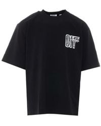 Off-White c/o Virgil Abloh - Motion Arrow Short-Sleeve T-Shirt - Lyst
