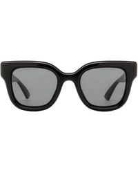 Gucci - Eyewear Square Frame Logo Sunglasses - Lyst