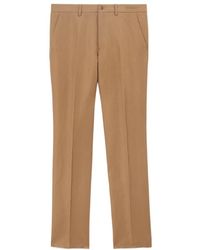Burberry - Pressed-Crease Tailored Trousers - Lyst