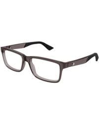 Montblanc - Eyewear Rectangle Frame Glasses - Lyst
