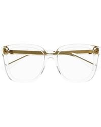 Gucci - Eyewear Square Frame Glasses - Lyst
