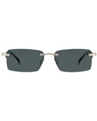 Gucci - Rectangular Frame Sunglasses - Lyst