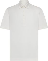 ZEGNA - Collared Button Polo Shirt - Lyst