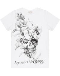 McQueen - Iris Crew-Neck T-Shirt - Lyst