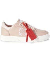 Off-White c/o Virgil Abloh - New Low Vulcanized Lace-Up Sneakers - Lyst