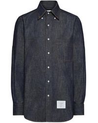 Thom Browne - Denim Shirt - Lyst