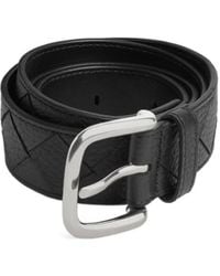 Bottega Veneta - Intrecciato Taurillon Belt - Lyst