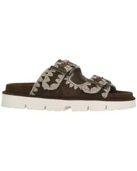 Mou - Bio Buckle Fastened Sandals - Lyst