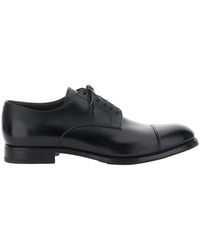 Lidfort - Cap-Toe Derby Shoes - Lyst