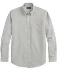 Polo Ralph Lauren - Logo Embroidered Oxford Shirt - Lyst