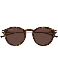 Gucci - Eyewear Round-Frame Sunglasses - Lyst