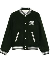 Celine - Wool Bomber Jacket - Lyst