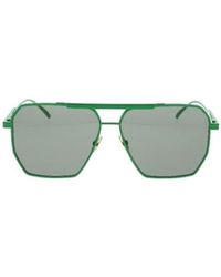 Bottega Veneta - Eyewear Pilot Frame Sunglasses - Lyst