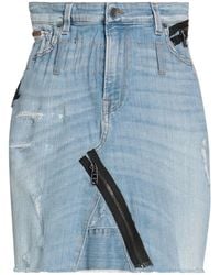 Dolce & Gabbana - Denim Flared Skirt - Lyst