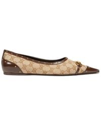 Gucci - Point-Toe Studded Loafer - Lyst