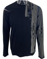 KARL LAGERFELD - Round Collar And Long-Sleeved T-Shirt - Lyst