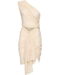 Rick Owens - Fog Asymmetric Draped Dress - Lyst