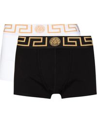 Versace - Medusa-Jacquard Pack Of Two Briefs - Lyst
