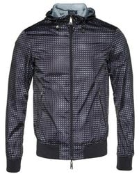 Armani Jeans - Hooded Casual Jacket - Lyst
