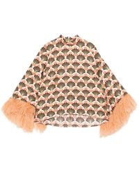 La DoubleJ - Floral Print Top - Lyst