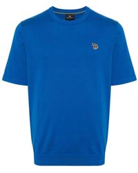 Paul Smith - Ps Paul Smith Zebra Patch Crewneck T-Shirt - Lyst