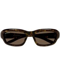 Balenciaga - Eyewear Rectangular Frame Sunglasses - Lyst