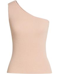 Max Mara - Solid Color One-Shoulder Tops - Lyst