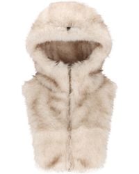 Herno - Zip-Up Faux Fur Hood - Lyst