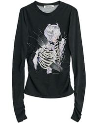Our Legacy - Slim Zip Long Sleeve Jumper - Lyst