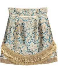 Dolce & Gabbana - Brocade Tassel Skirt - Lyst