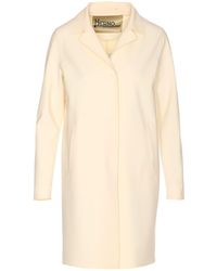 Herno - Single-Breasted Long-Sleeved Coat - Lyst