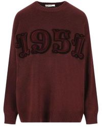 Max Mara - Crewneck Knitted Jumper - Lyst