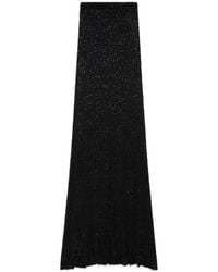 Balenciaga - Sequin Embellished Maxi Skirt - Lyst