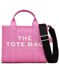 Marc Jacobs - Logo Printed Zip-Up Small Tote Bag - Lyst