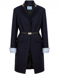 Prada - Long-Sleeved Coat - Lyst